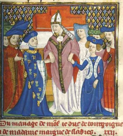 mariage Philippe le Hardi et Marguerite de Flandre